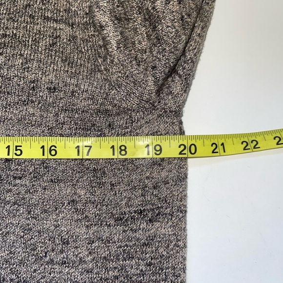 GAP Brown Heathered Snap Neck Turtleneck Tunic Sweater Small Women’s - Picture 8 of 12
